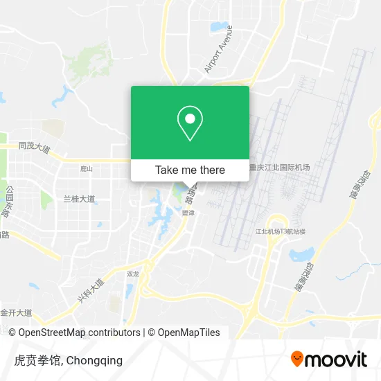 虎贲拳馆 map
