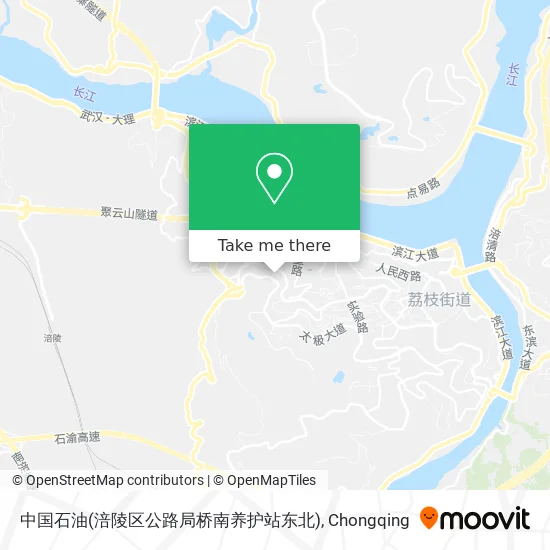 中国石油(涪陵区公路局桥南养护站东北) map
