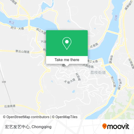 宏艺发艺中心 map
