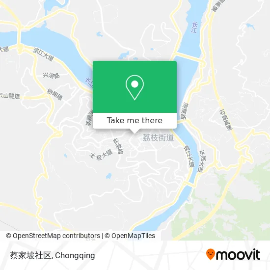蔡家坡社区 map
