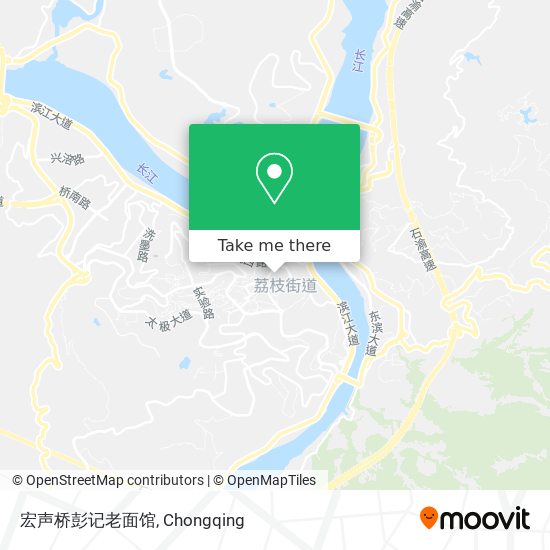 宏声桥彭记老面馆 map