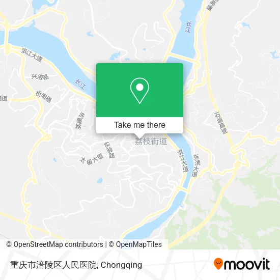 重庆市涪陵区人民医院 map