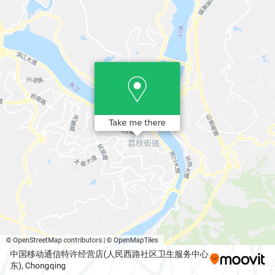 中国移动通信特许经营店(人民西路社区卫生服务中心东) map