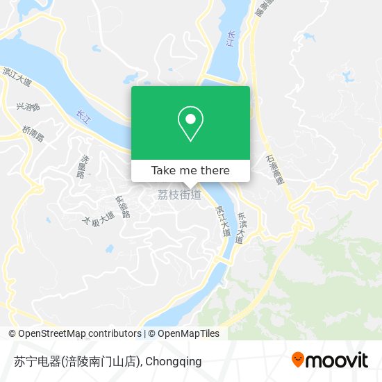苏宁电器(涪陵南门山店) map