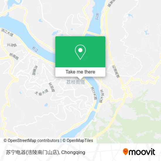 苏宁电器(涪陵南门山店) map