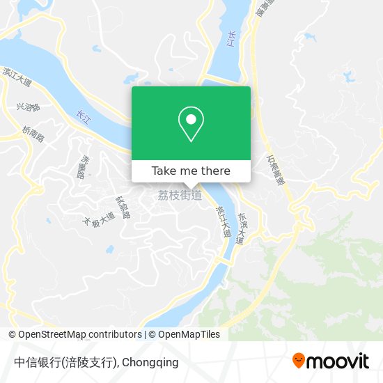 中信银行(涪陵支行) map