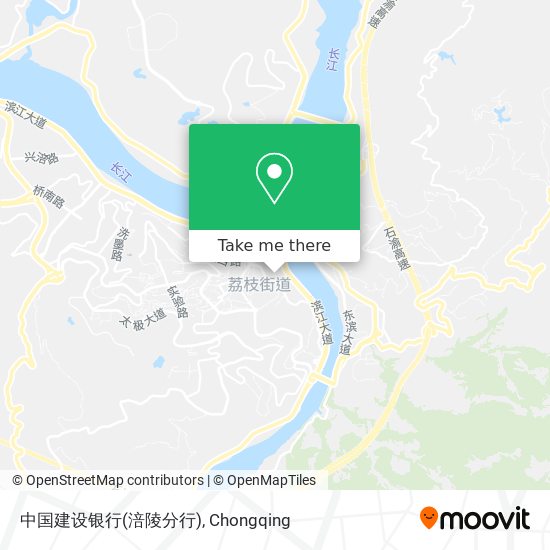 中国建设银行(涪陵分行) map