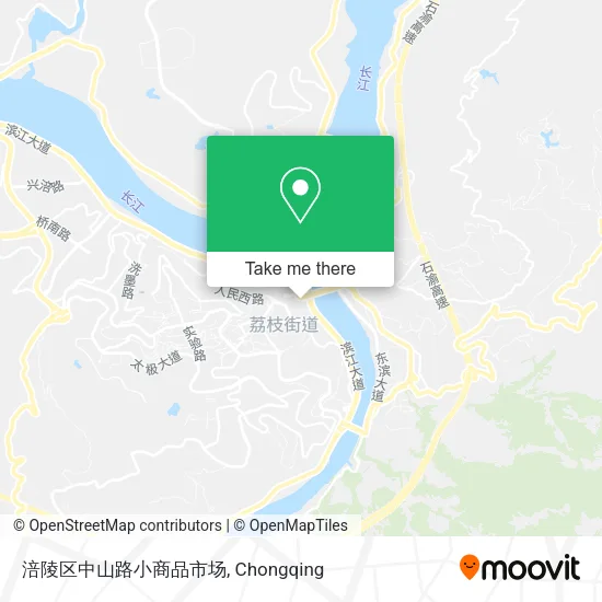 涪陵区中山路小商品市场 map