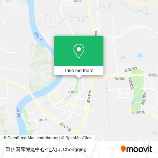 重庆国际博览中心-北入口 map