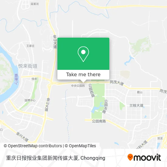 重庆日报报业集团新闻传媒大厦 map