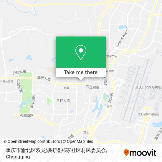 重庆市渝北区双龙湖街道郑家社区村民委员会 map