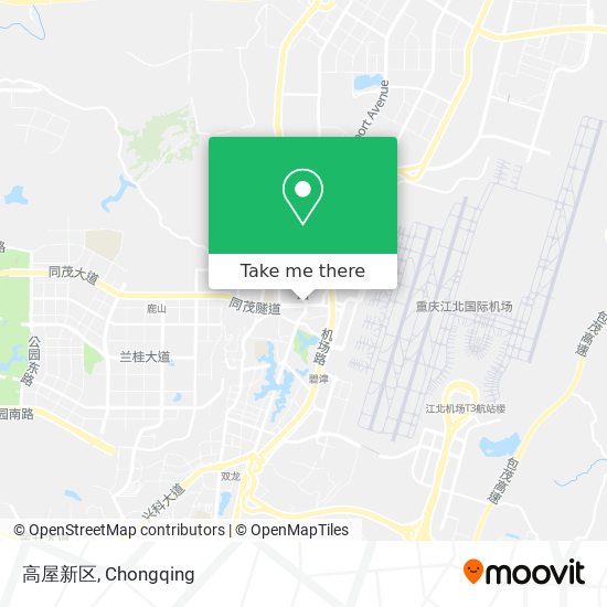 高屋新区 map