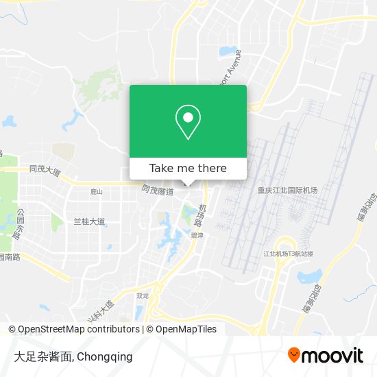 大足杂酱面 map