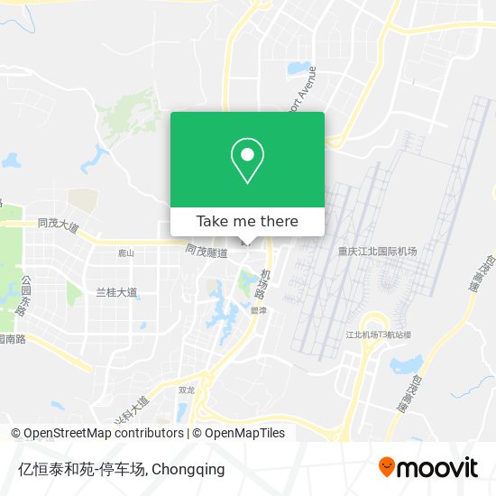 亿恒泰和苑-停车场 map