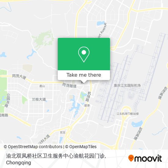 渝北双凤桥社区卫生服务中心渝航花园门诊 map