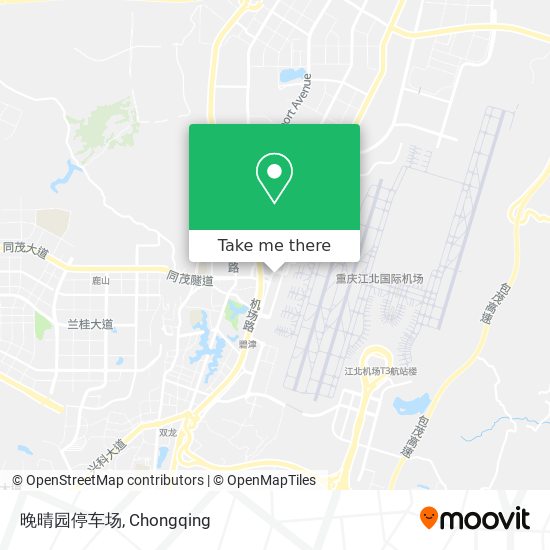 晚晴园停车场 map
