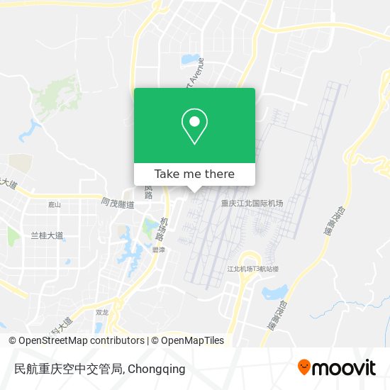 民航重庆空中交管局 map