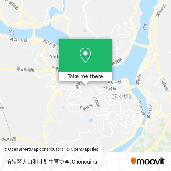 涪陵区人口和计划生育协会 map