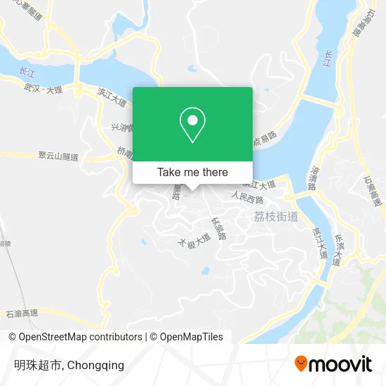明珠超市 map