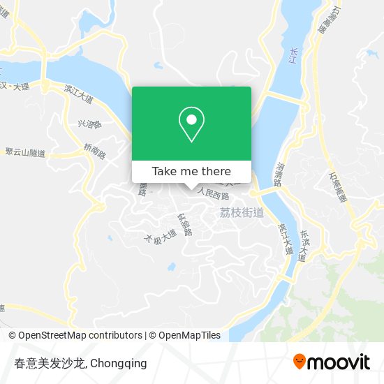 春意美发沙龙 map