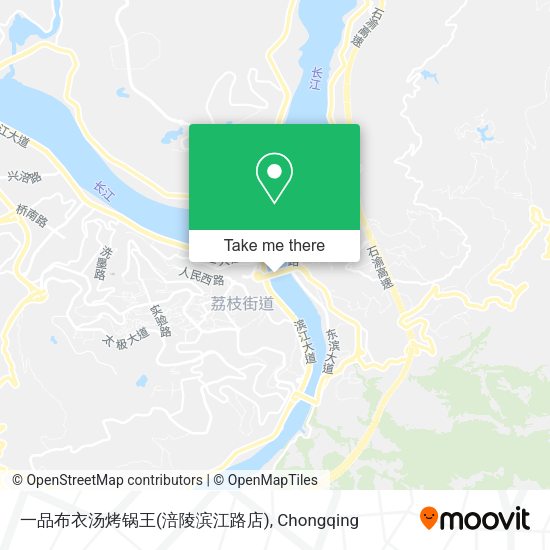 一品布衣汤烤锅王(涪陵滨江路店) map