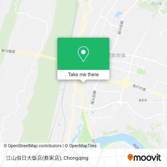 江山假日大饭店(蔡家店) map
