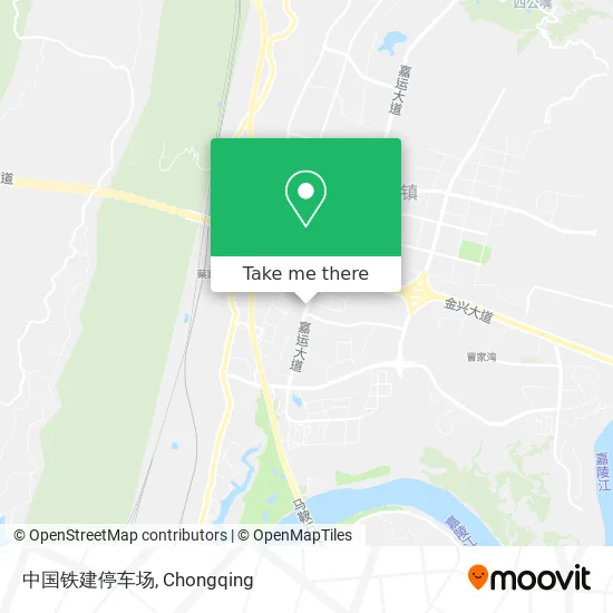中国铁建停车场 map