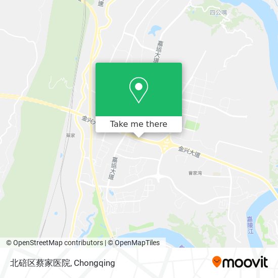 北碚区蔡家医院 map