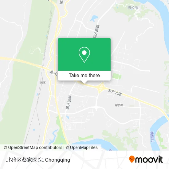 北碚区蔡家医院 map