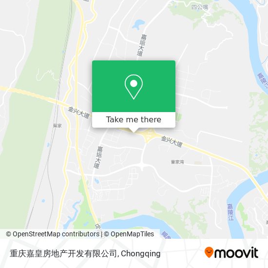 重庆嘉皇房地产开发有限公司 map