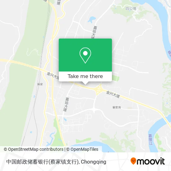 中国邮政储蓄银行(蔡家镇支行) map