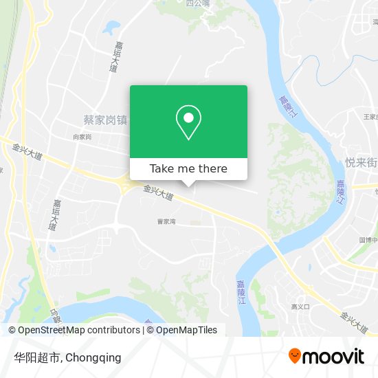 华阳超市 map