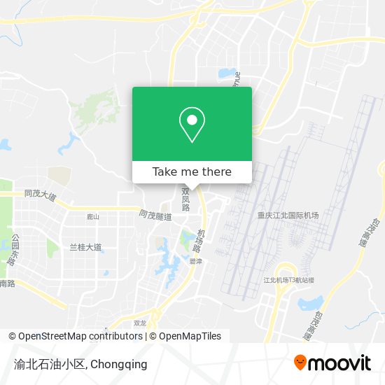 渝北石油小区 map