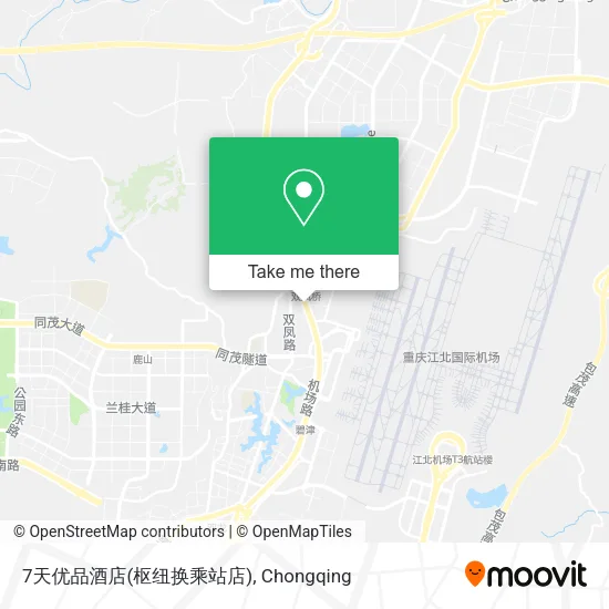 7天优品酒店(枢纽换乘站店) map