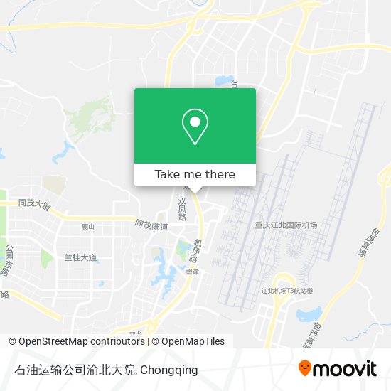 石油运输公司渝北大院 map
