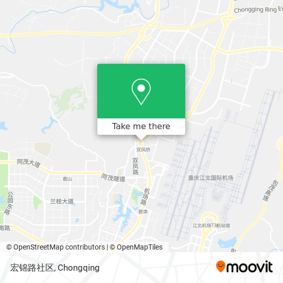 宏锦路社区 map