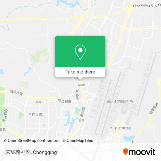 宏锦路社区 map
