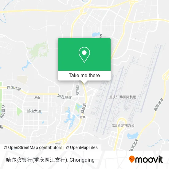 哈尔滨银行(重庆两江支行) map