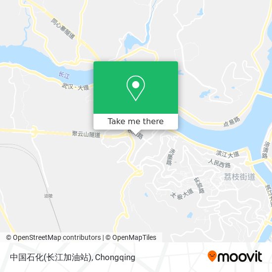 中国石化(长江加油站) map
