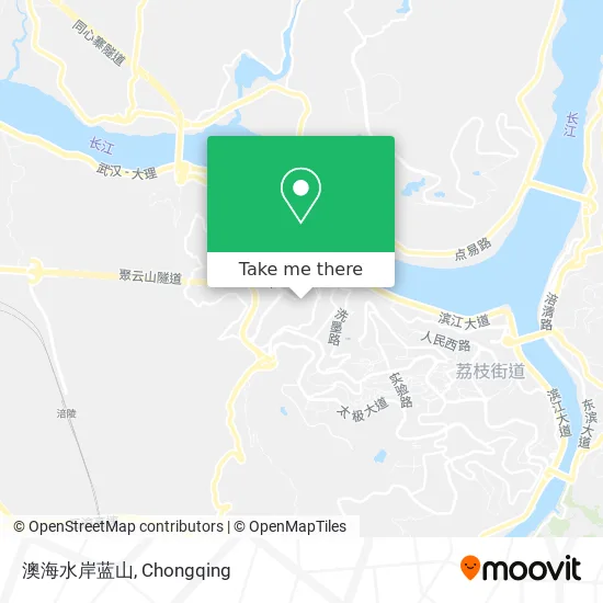澳海水岸蓝山 map