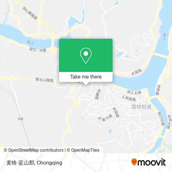 麦格·蓝山郡 map