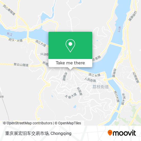 重庆展宏旧车交易市场 map