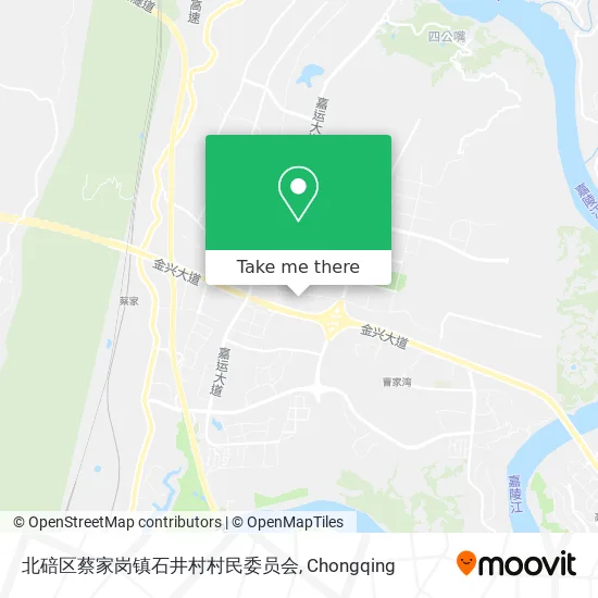 北碚区蔡家岗镇石井村村民委员会 map