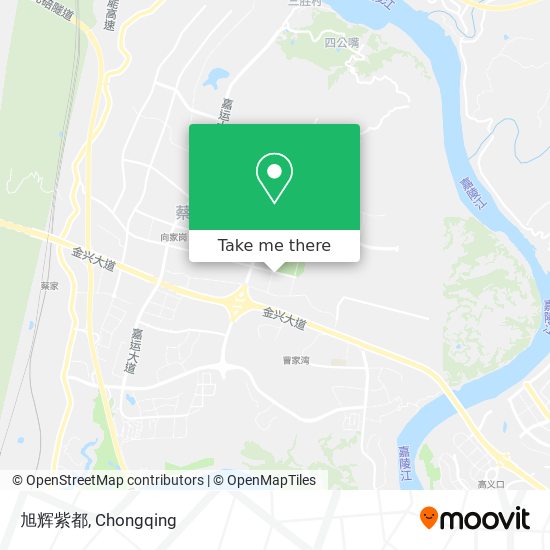 旭辉紫都 map