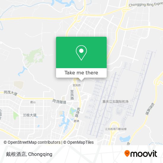 戴根酒店 map