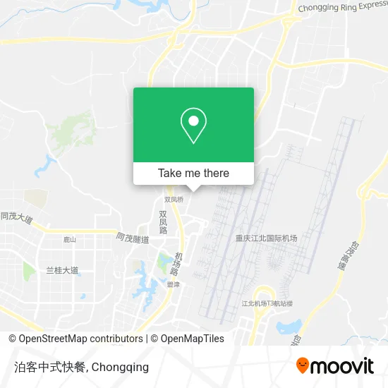 泊客中式快餐 map