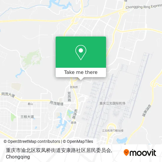 重庆市渝北区双凤桥街道安康路社区居民委员会 map