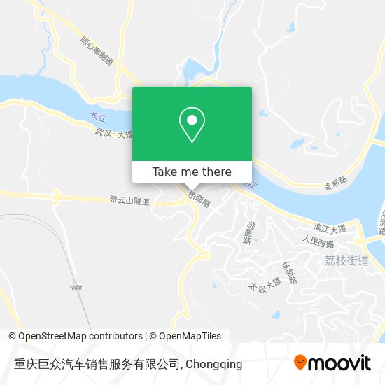 重庆巨众汽车销售服务有限公司 map
