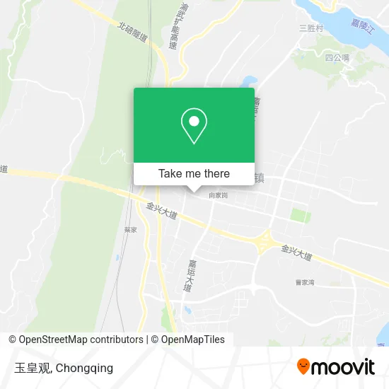 玉皇观 map