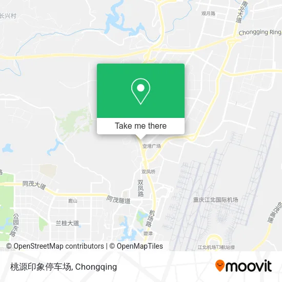 桃源印象停车场 map
